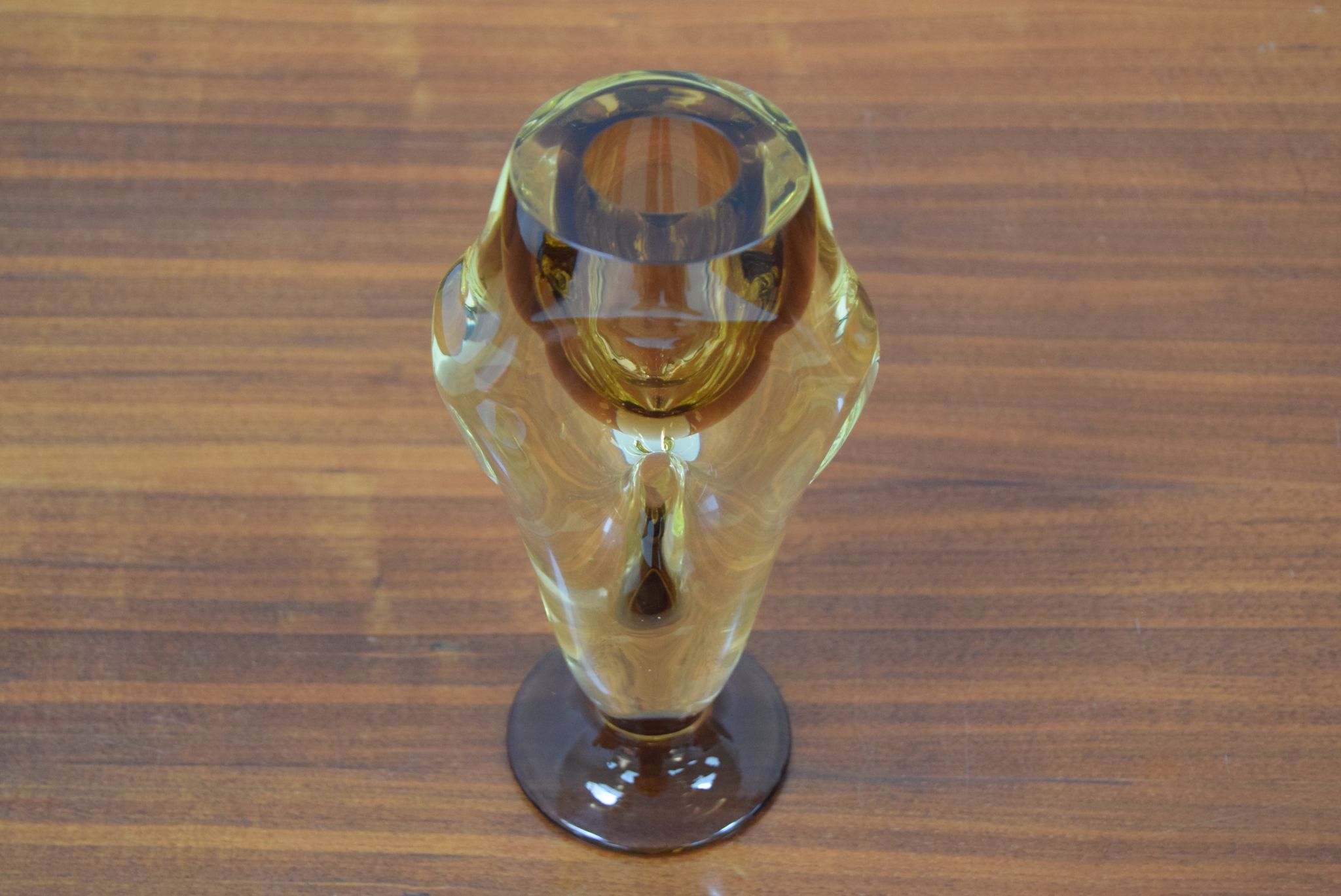 Mid-century Art Glass Vase,Chribska,1960's.