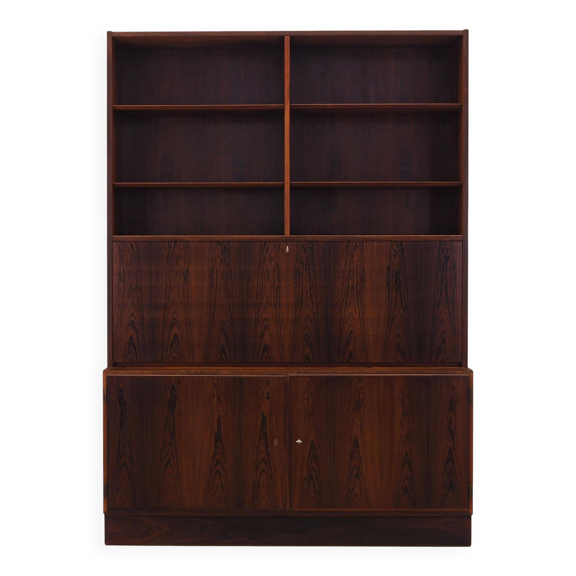 Rosewood bookcase, Danish design, 1970s, designer: Carlo Jensen, production