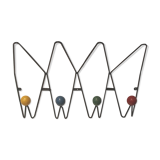 Coat holder colored balls 4 patères