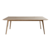 Solid oak dining table