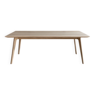 Solid oak dining table