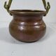Old copper cauldron