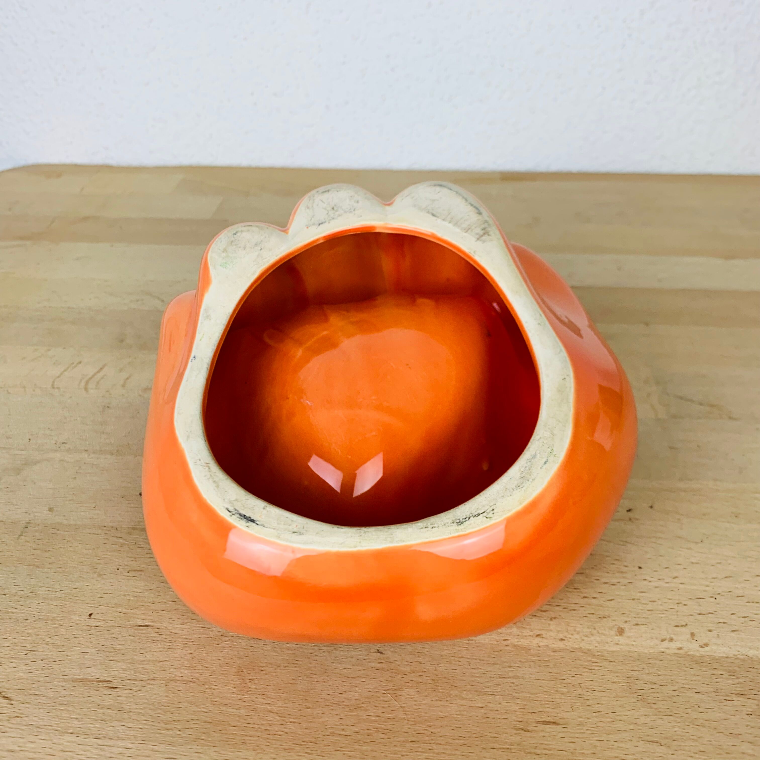 Empty hand pocket ceramic orange XXL