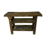 Wood workbench