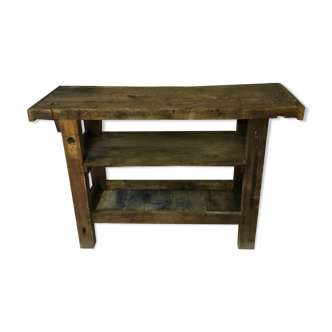 Wood workbench