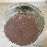 Signed ceramic flower-picker vase