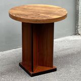 Modernist art deco pedestal table