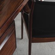 Executive rosewood Norwegian desk by Torbjørn Afdal for Haug Snekkeri AS Bruksbo, 1960s