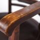 Vintage 1930s Wooden Armchair | Solid Beech | German Art Deco Chair