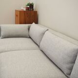 Grey corner sofa, Scandinavian design, 00s