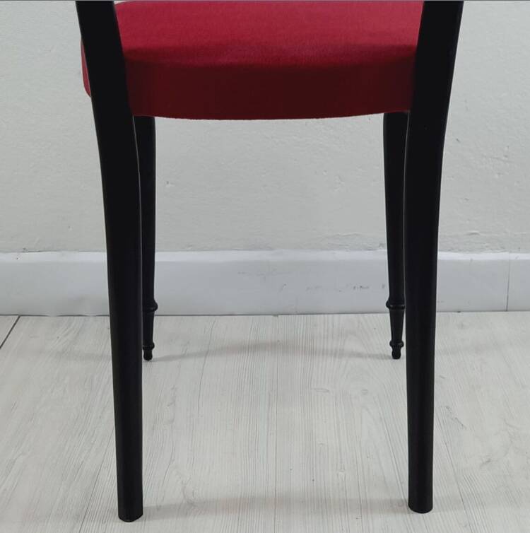 Pair of chiavarine chairs 40/50s high backrest