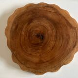 Massive elm log tray Japan 1970