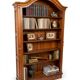 Gendarme hat library in solid oak, mid-20th century.