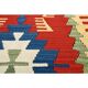 1970s Vintage Turkish Oushak Handmade Wool Cotton Red Runner Rug 78x224