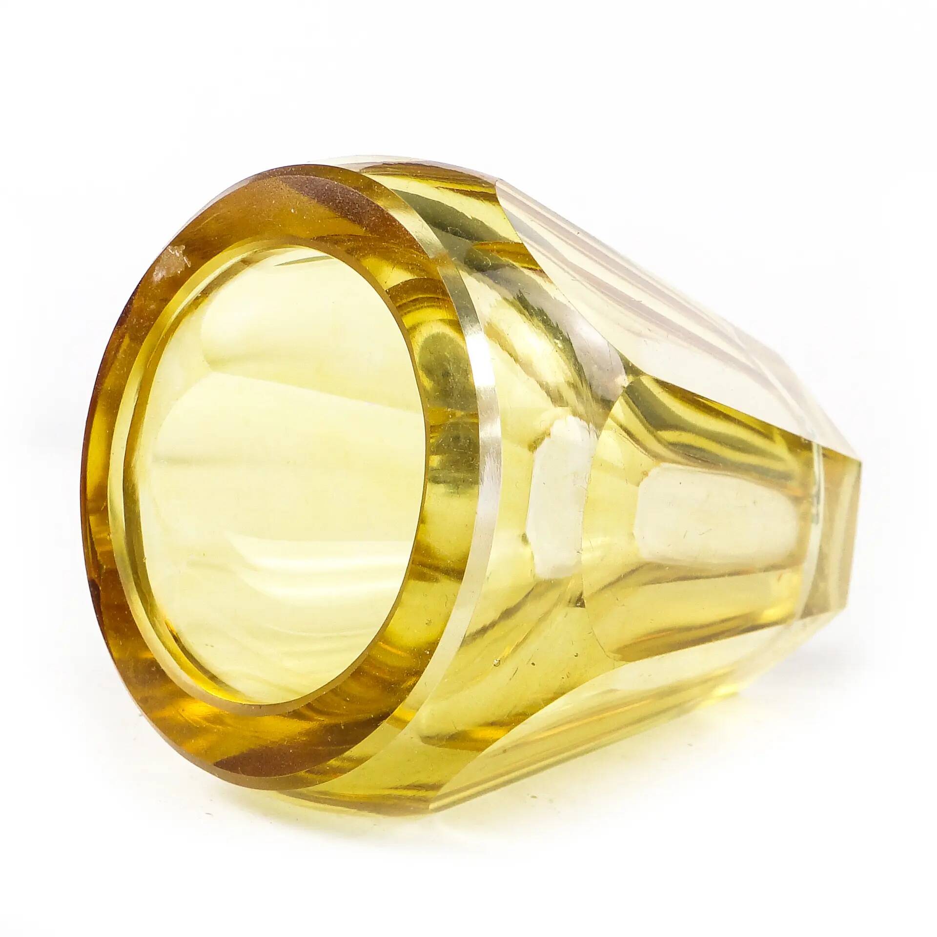 Vase, Art Déco, cristal, Moser, Tchécoslovaquie, années 1930