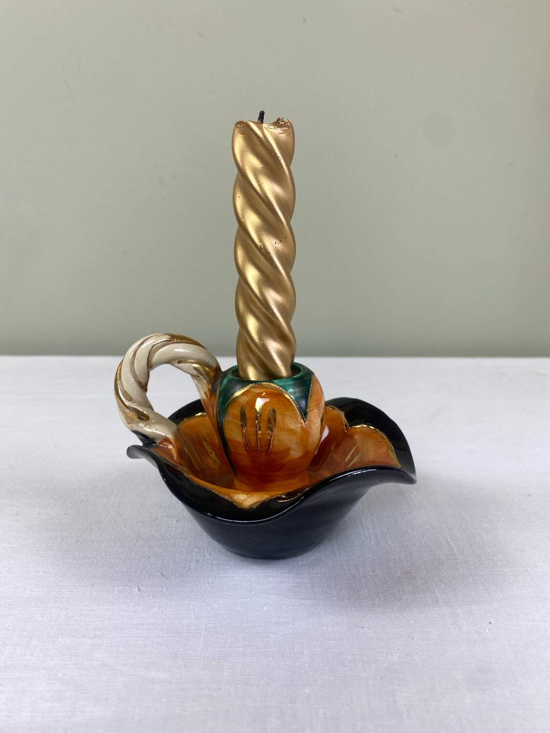 Vintage Vallauris candle holder