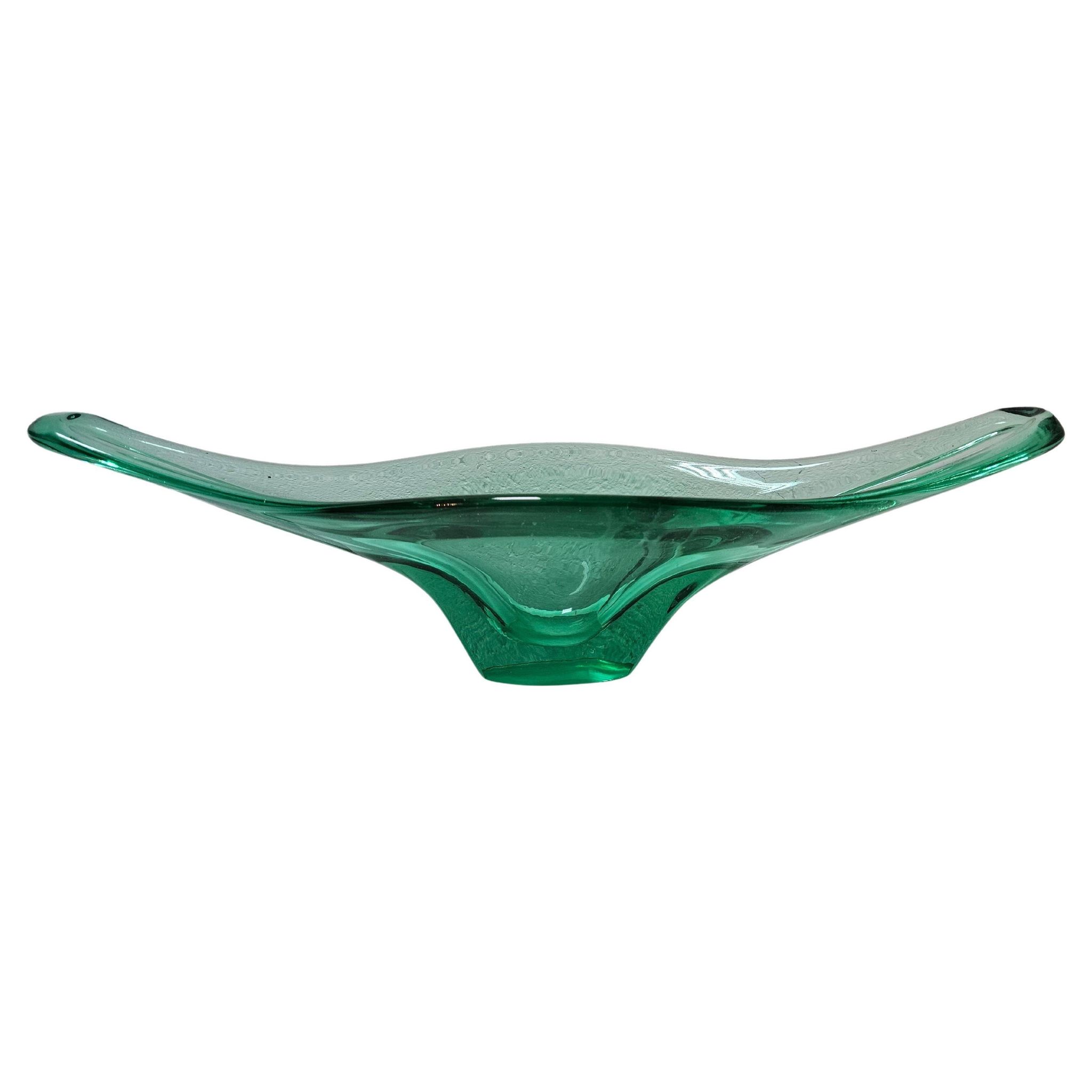 XXL Murano glass bowl in the shape of a gondola, 1960s
