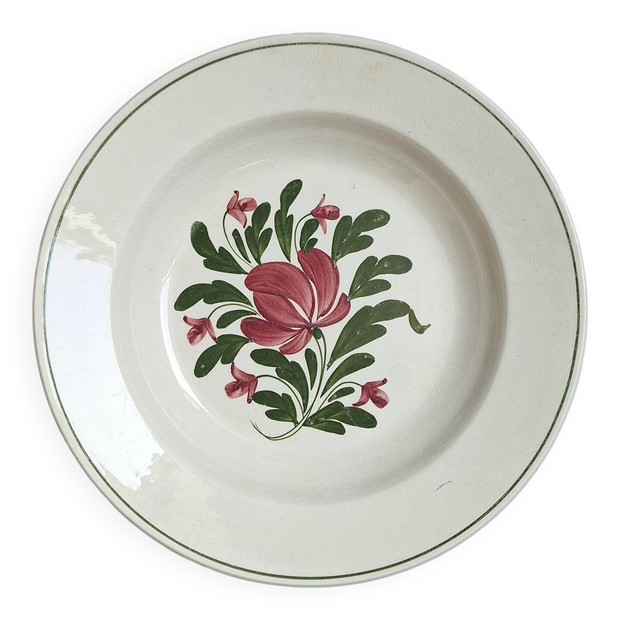 Shallow round plate K&G Luneville