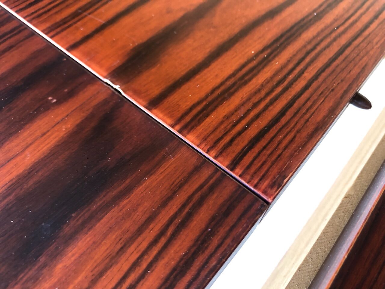 Mid-century dining table, vintage rosewood extension with butterfly extension table, 1960'