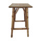 Vintage square rattan stool