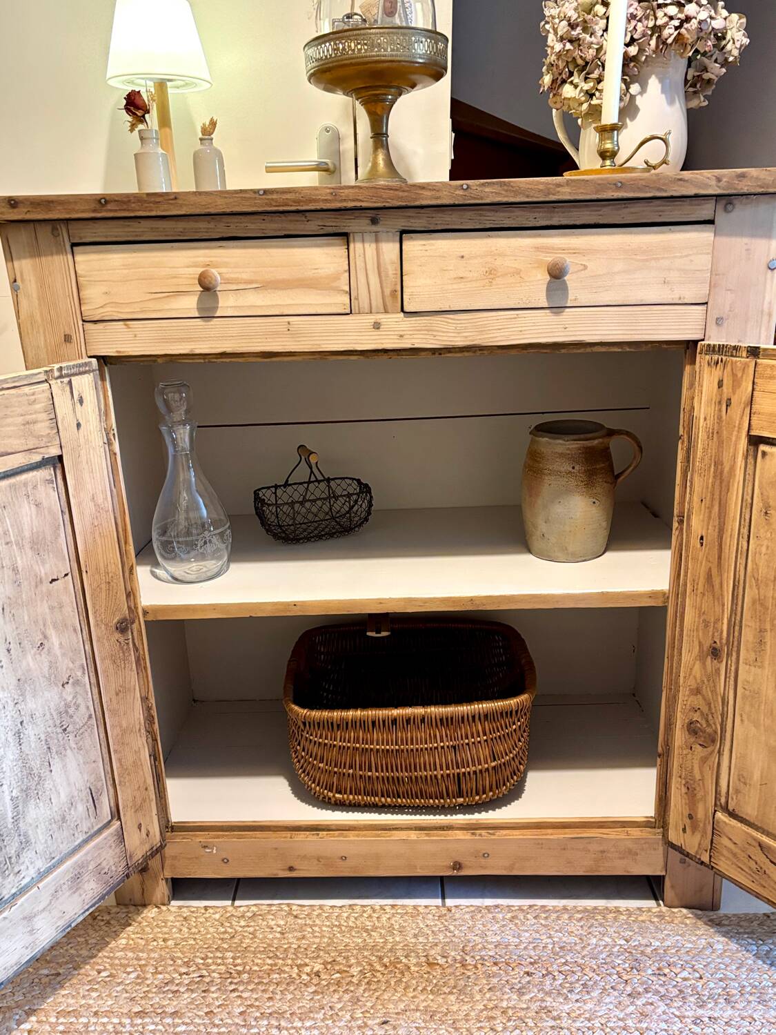 Buffet parisien bois brut