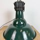 Industrial French Petrol Enamel Pendant Lamp from Sammode, 1950s
