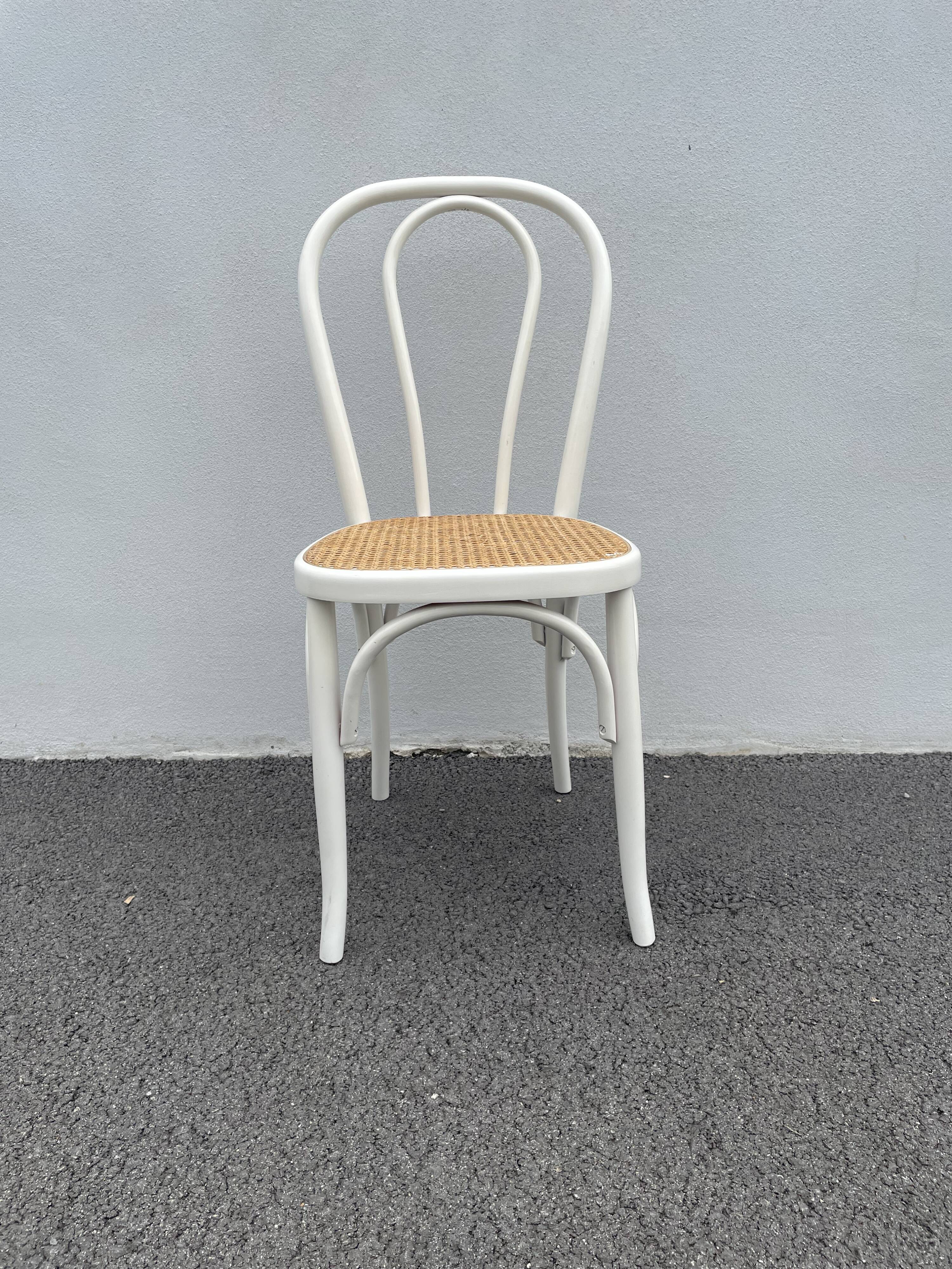 Canned bistro chair