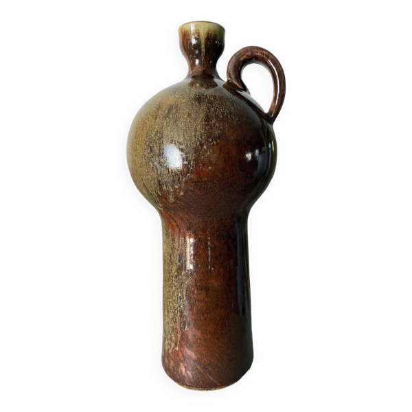 Carafe céramique design très beau laitier signature chat