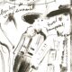 Dessin de karl lagerfeld pour chanel