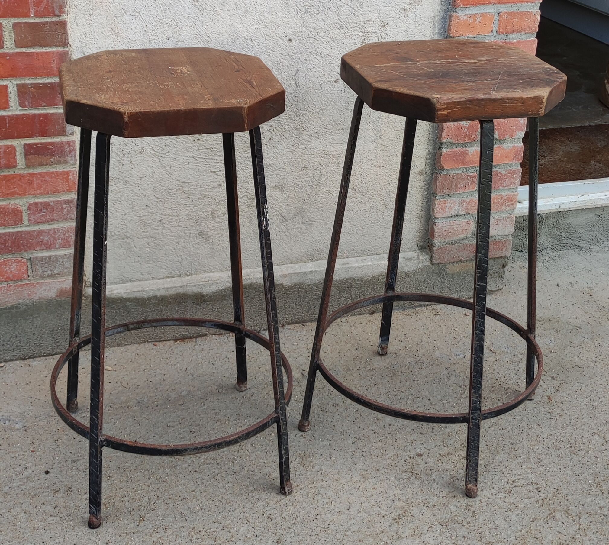 Pair of vintage stools