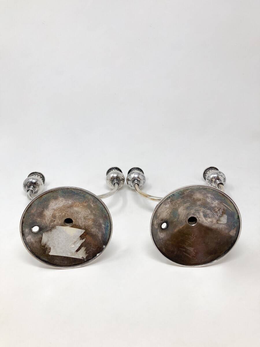 Pair of christofle candlesticks from the 1930s