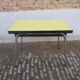 Yellow formica table