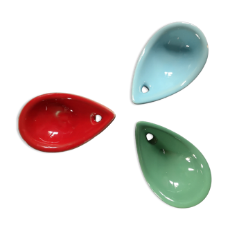 Set of 3 trinket bowls ceramic 50/60