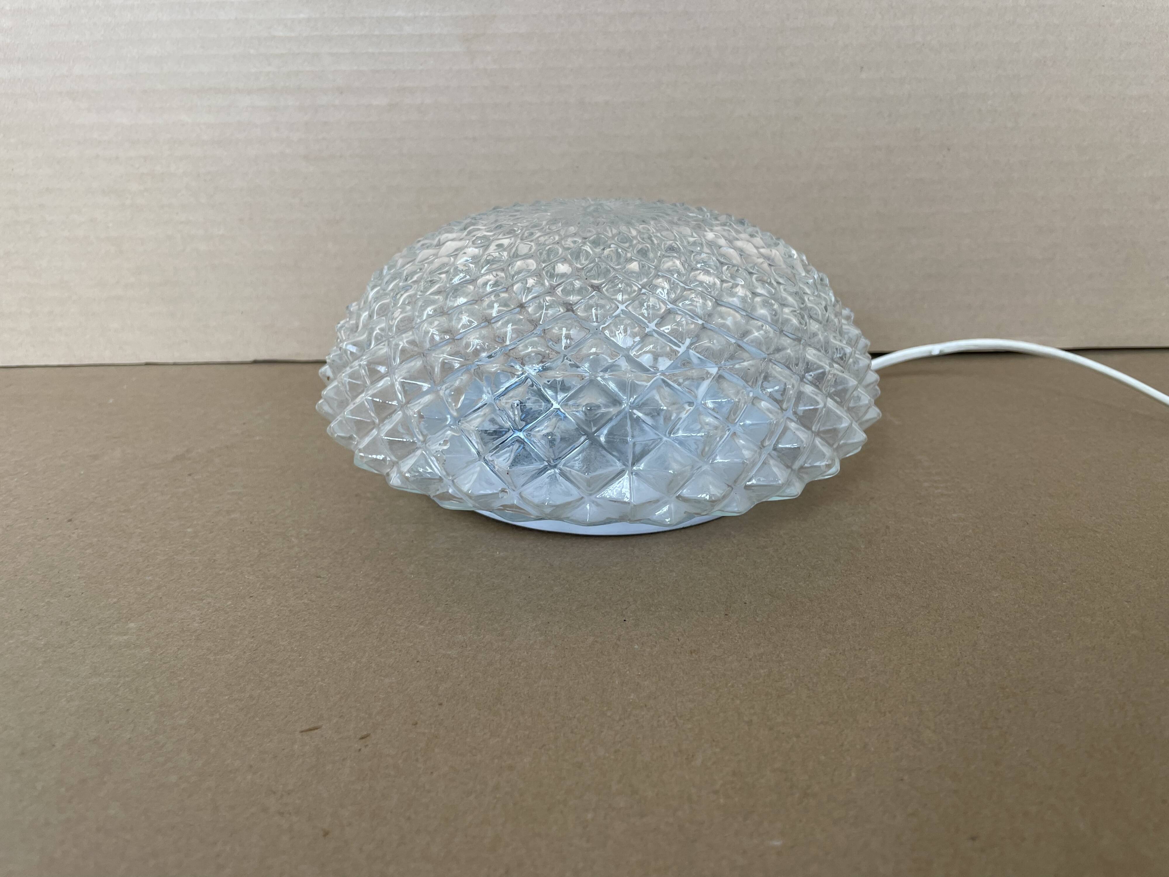 Vintage glass ceiling or wall light