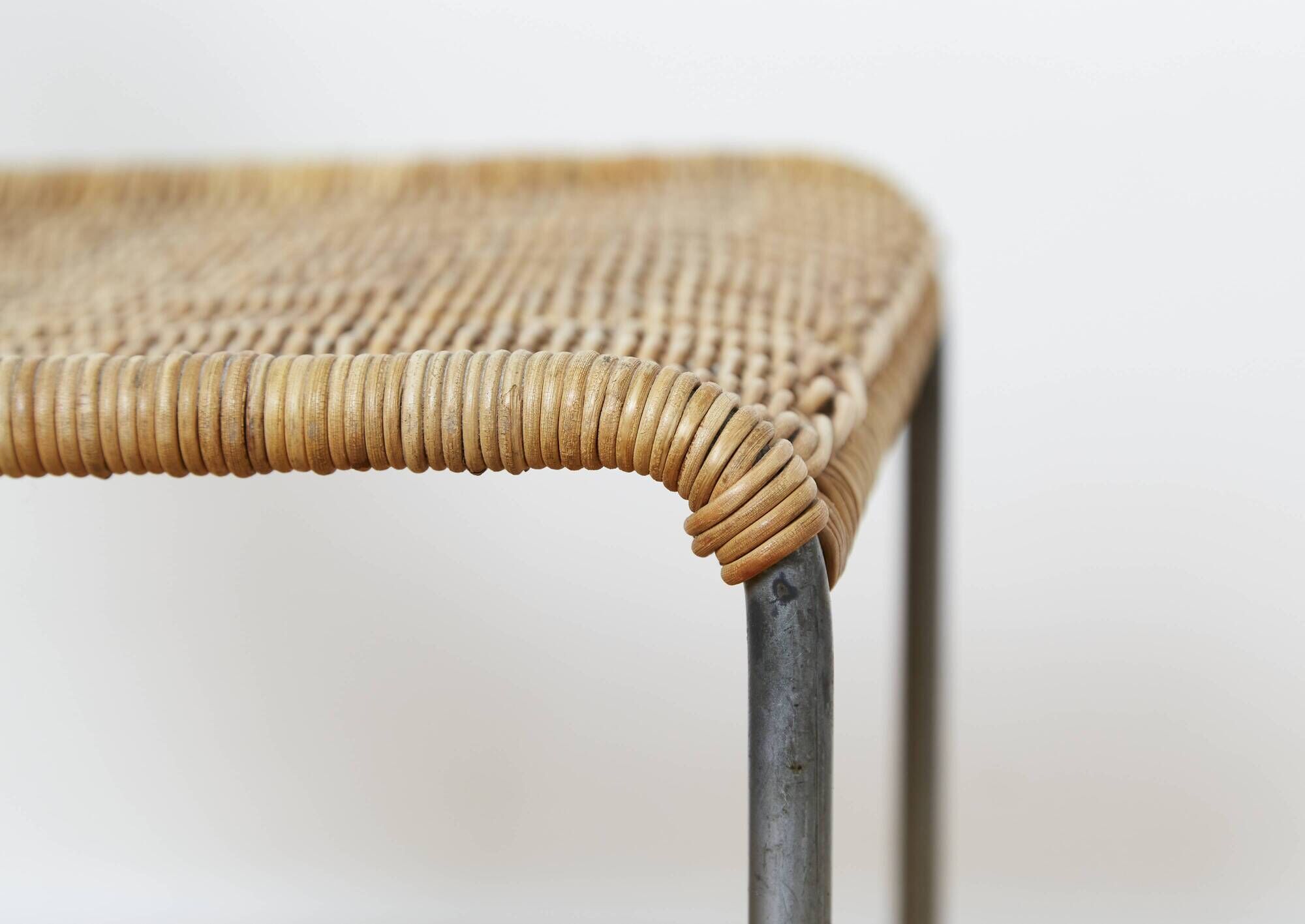 Herbert Hirche 'Santa Lucia' Wicker Chair for Wilde & Spieth | Set of Four