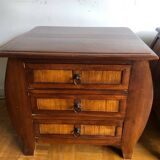Pair of ethnic style bedside tables