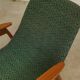 Pair of yellow and green resin and wood armchairs by Miroslav Navratil