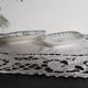 Lot of 2 earthenware bowls from Sarreguemines, Terre de Fer, Mazarin, Choisy