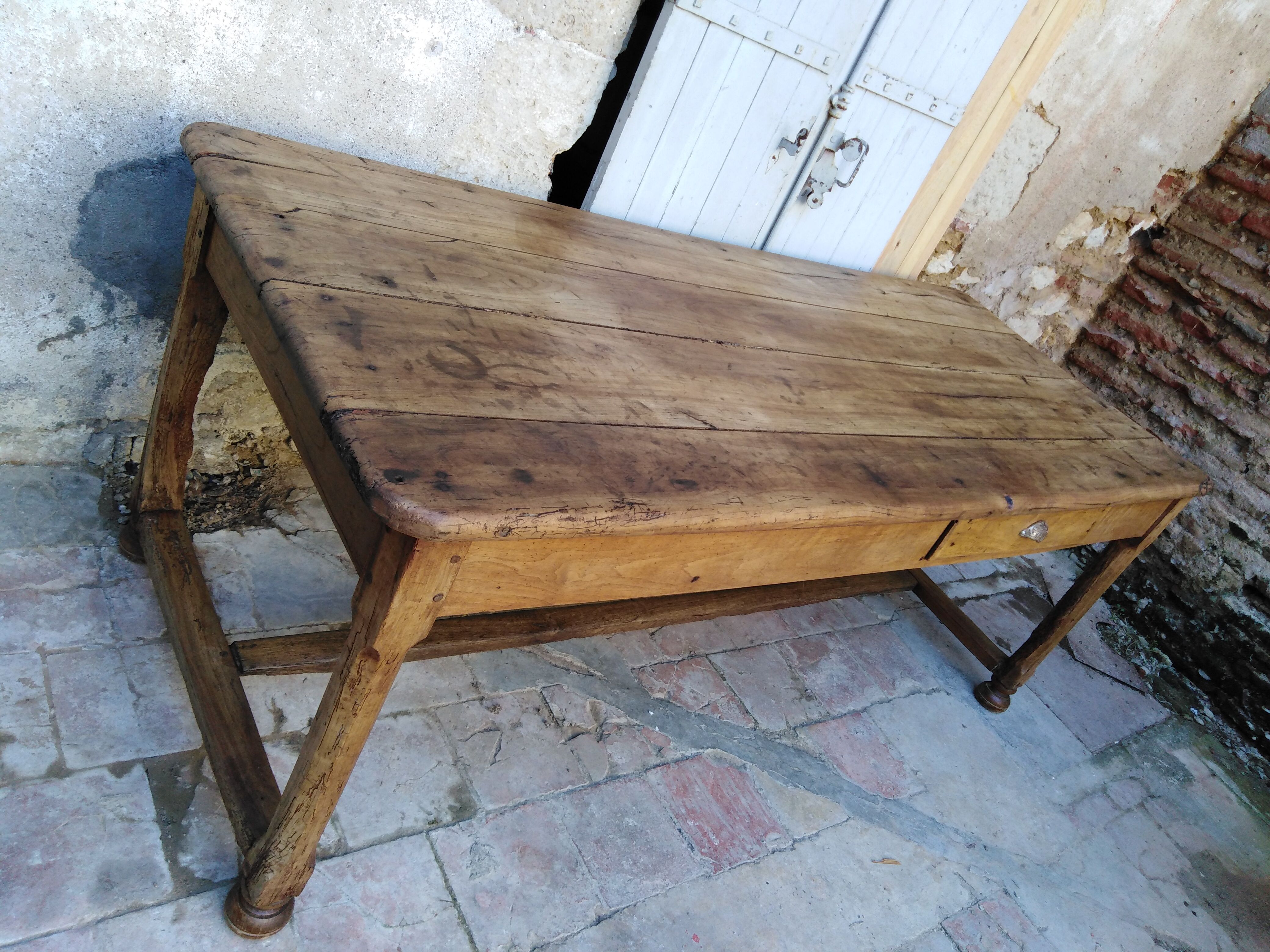 Cherry farmhouse table
