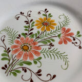 5 vintage flower plate 20,5cm