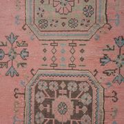 Tapis vintage turc de oushak tissé à la main 79x664 cm
