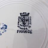 4 assiettes creuses vintage de St Amand 220631