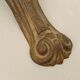 Bistro table foot vintage cast iron