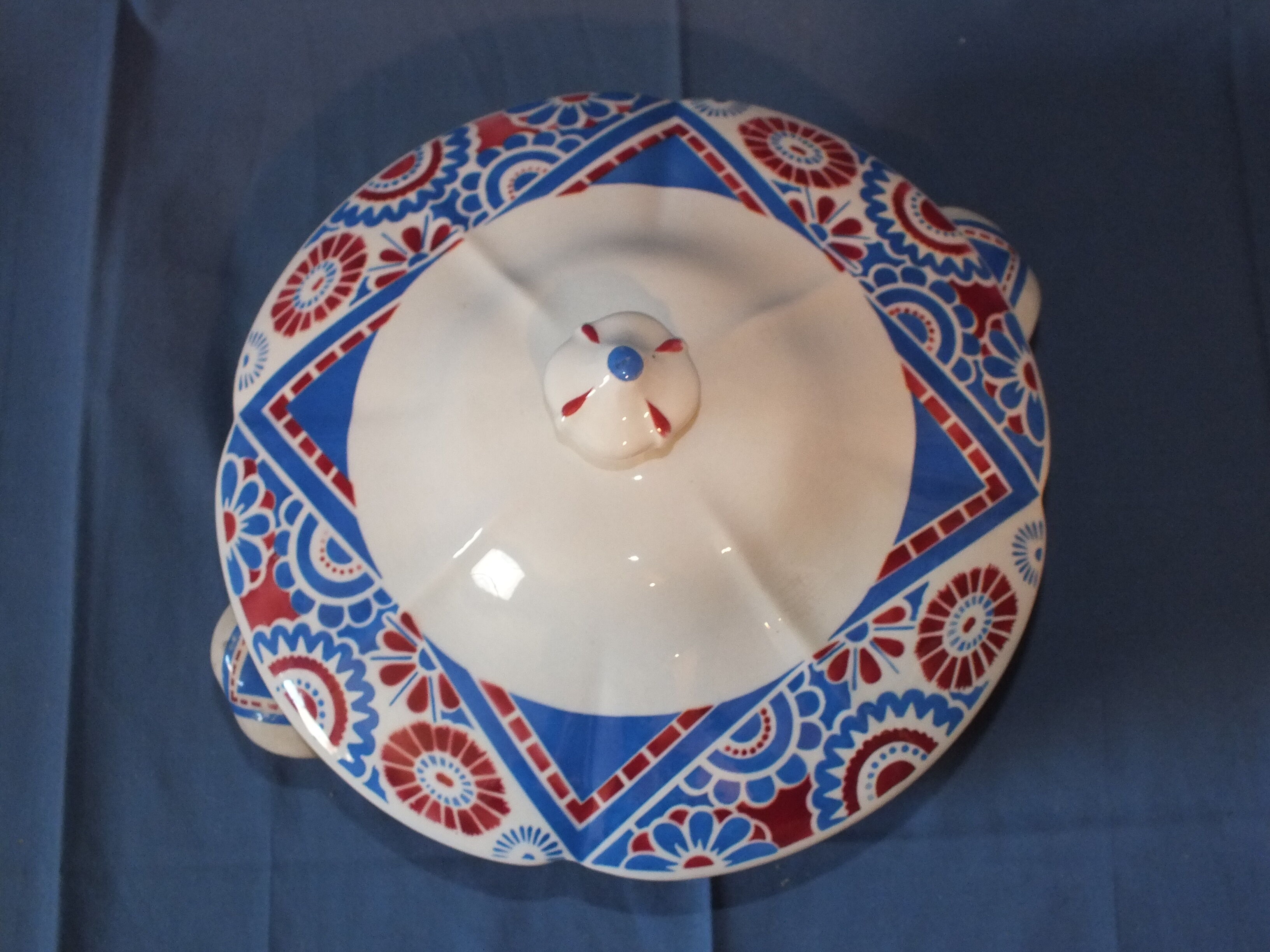 Art Deco soup maker Sarreguemines Tebriz