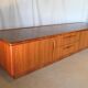 Vintage Scandinavian teak bass row