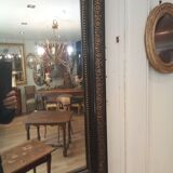 Miroir noir et doré 86X62cm