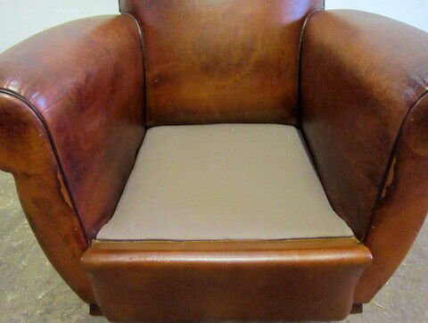 Pair of club armchairs