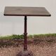 Antique cast iron bistro restaurant pedestal table - 1900s