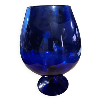 Large blue vase
