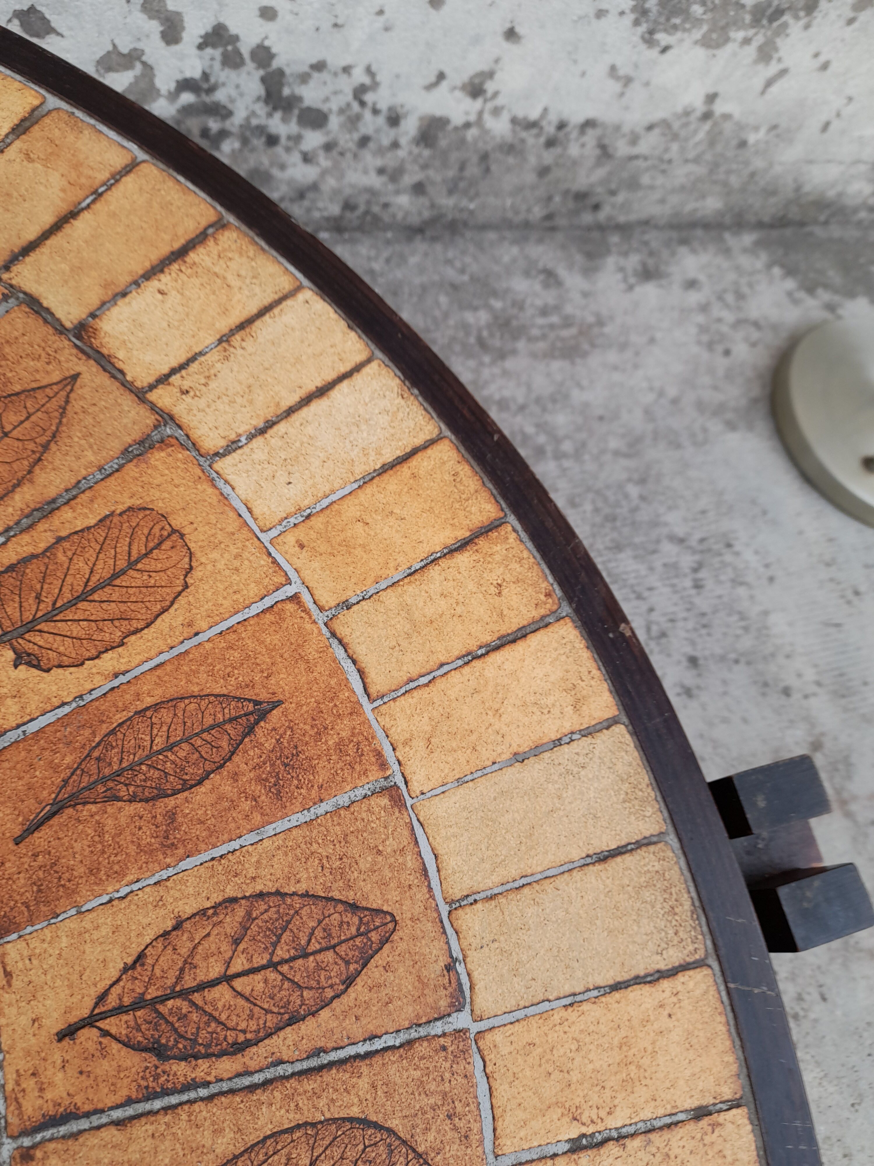 Coffee table by Roger Capron Vallauris model Herbier